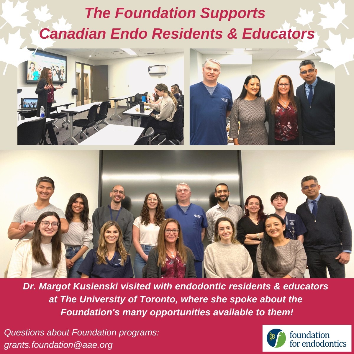 A Letter to Endodontic Residents AAE Foundation for Endodontics