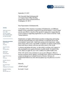 Letter to Rep. Raja Krishnamoorthi