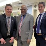 AAE Advocacy and Professional Affairs Manager Michael Dobrow and Dr. Jason Foreman connected with Illinois Congressman Danny Davis